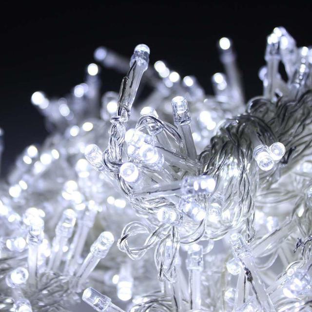 Гирлянда новогодняя диодная 300 Led 15 м Белый (000019182)