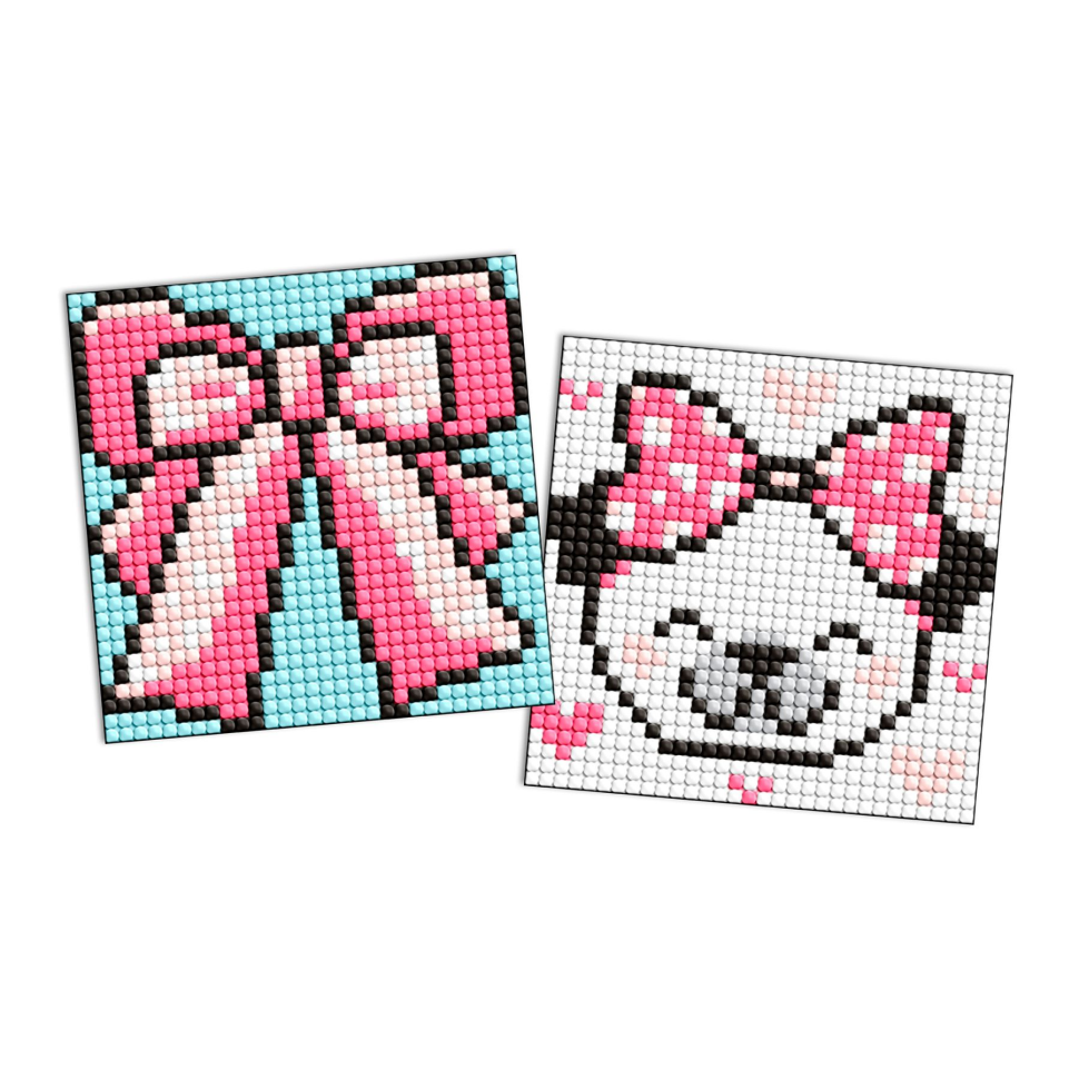 Алмазна мозаїка Ideyka Бантик AMS1055 9x9 см (RLT50627)