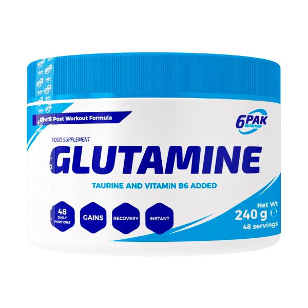 Глютамін 6Pak Glutamine Pure 240 g