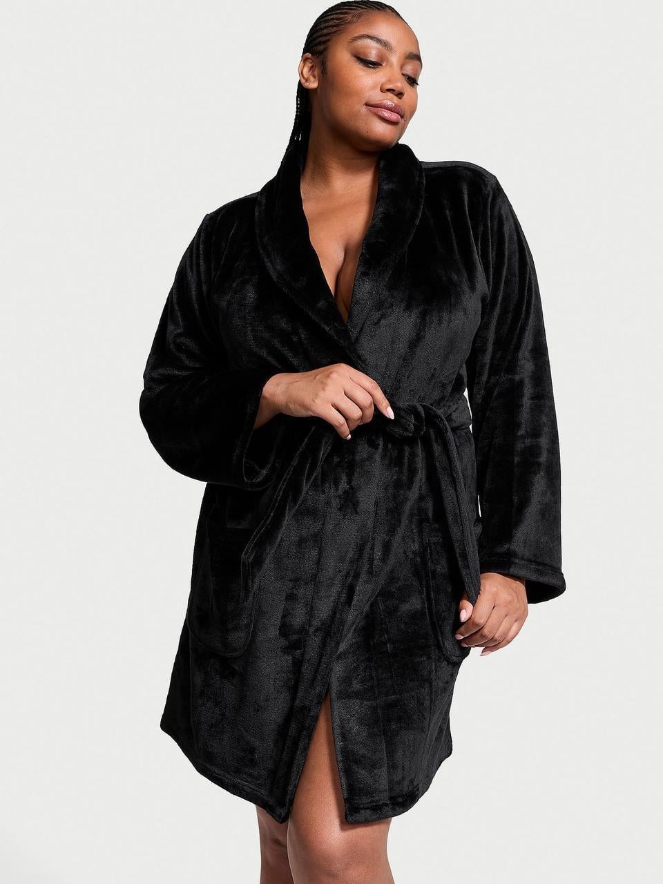 Халат жіночий Victoria's Secret M/L Black (5537191156722) Халат жіночий Victoria's Secret M/L Black (5537191156722)
