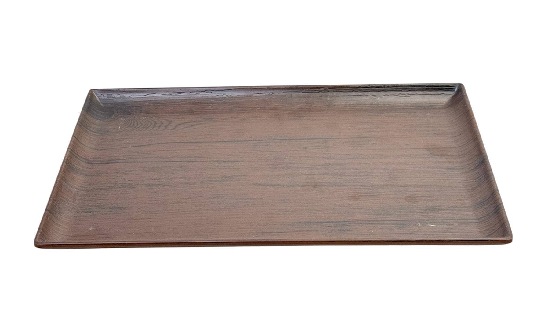 Таця One Chef з меламіну 30х20,5 см Коричневе дерево (29719491) - фото 3 Таця One Chef з меламіну 30х20,5 см Коричневе дерево (29719491) - фото 3