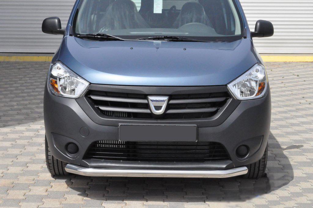 Передняя защита ST008 CAN для Renault Dokker 2013-2022 гг. нержавеющая сталь Хром