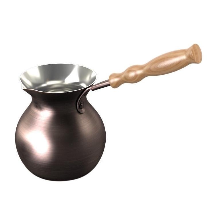 Турка для кофе медная Классика TF27 патина ZH 450 мл