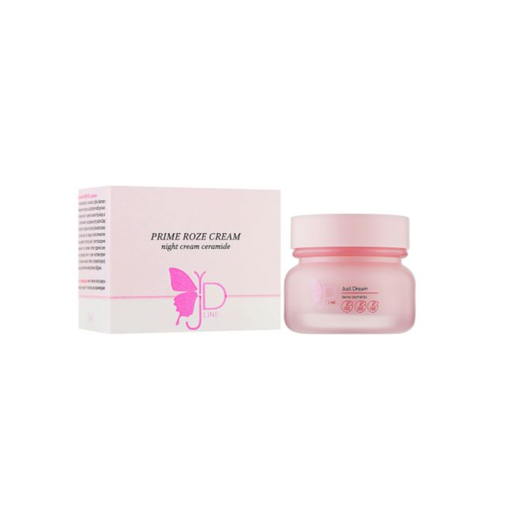 Крем нічний для обличчя з церамідами Just Dream teens cosmetics Prime Roze Cream 50 мл Крем нічний для обличчя з церамідами Just Dream teens cosmetics Prime Roze Cream 50 мл