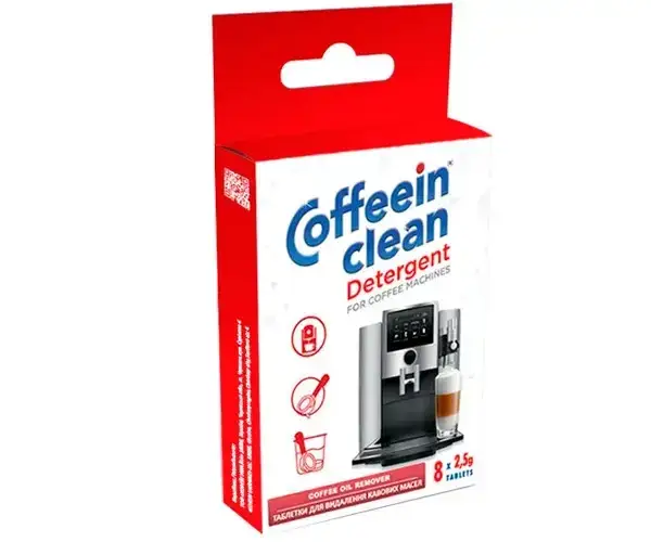 Таблетки для удаления кофейных масел Coffeein Clean Detergent 2,5 г 8 шт. 20 г (14230) Таблетки для удаления кофейных масел Coffeein Clean Detergent 2,5 г 8 шт. 20 г (14230)