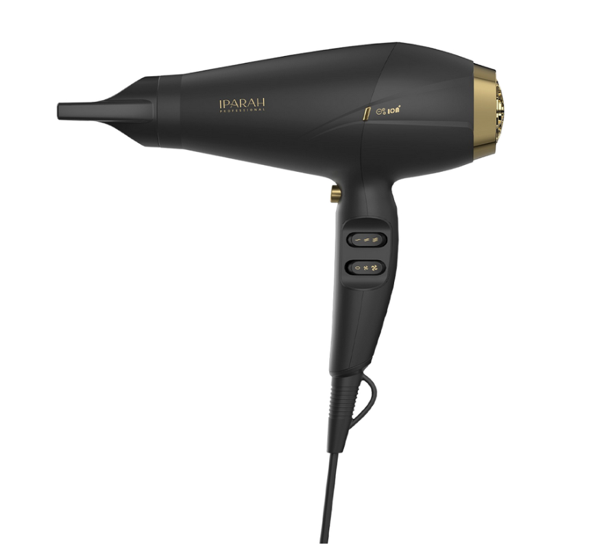 Фен для волос IPARAH P-340 с ионизацией Черный (GR-06073)