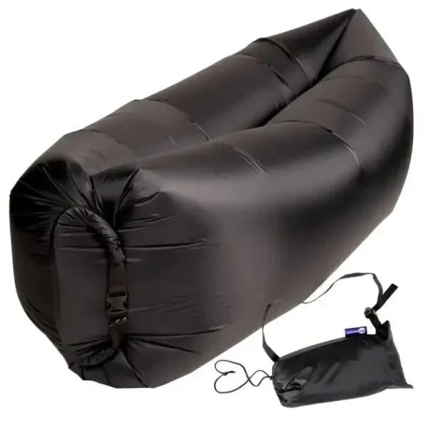 Ламзак пляжный надувной Good Idea AIR SOFA водонепроницаемый нейлон 180х70 см Черный (6676А)