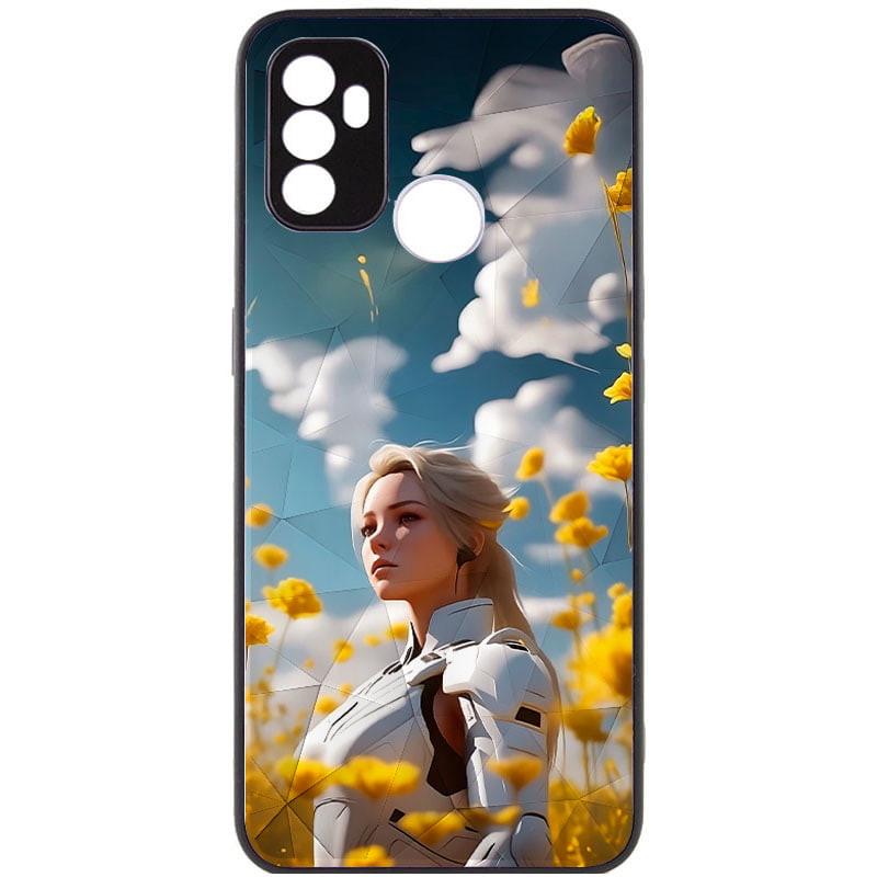 Противоударный TPU+PC чехол Prisma Ladies для Oppo A53 / A32 / A33 Anime