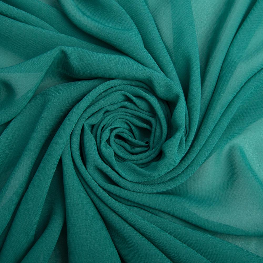 Шифон плательний Sheila Смарагдовий (24589)