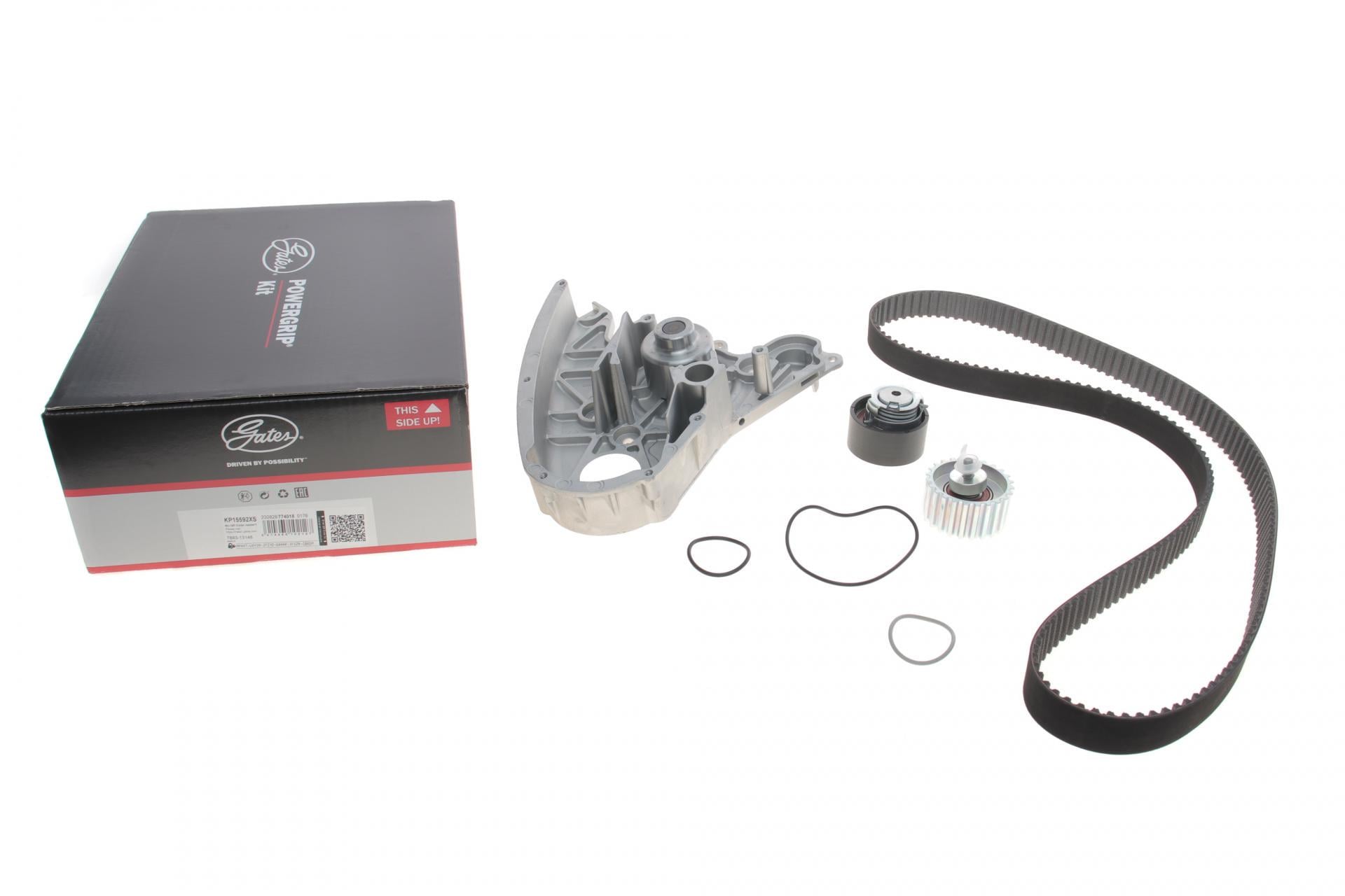 Комплект ГРМ и помпа GATES Fiat Ducato 2.3JTD 02- (KP15592XS)
