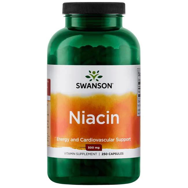 Ніацін Swanson Niacin 500 mg 250 Caps
