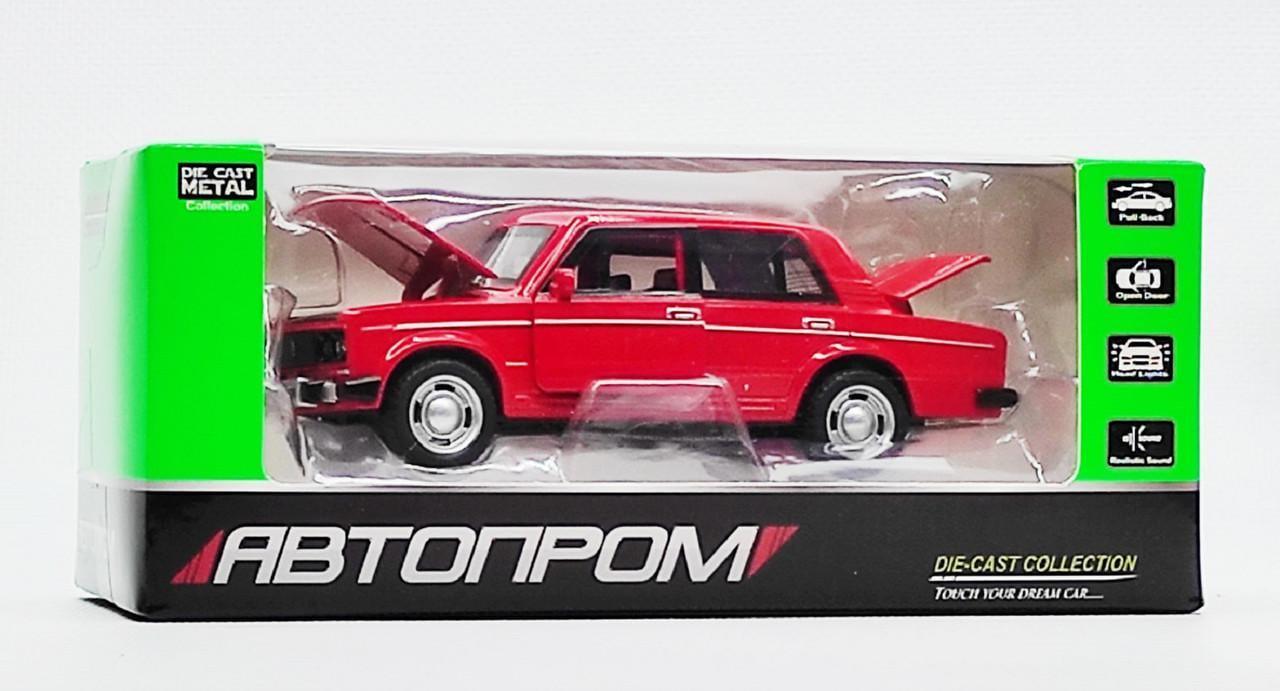 Машинка ВАЗ 2106 Автопром 7642 музыкальная Красный (76422)