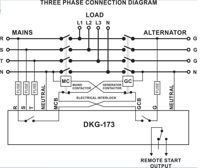 Контролер автоматичного введення резерву DATAKOM DKG-173 - фото 4