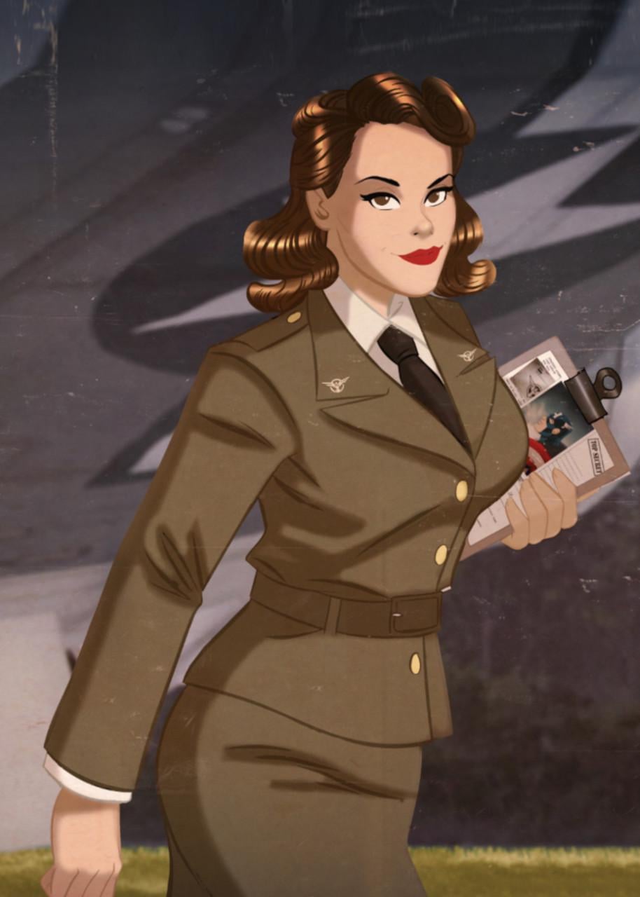 Картина GeekLand Captain America Karter 40х60 см (CA.09.202)