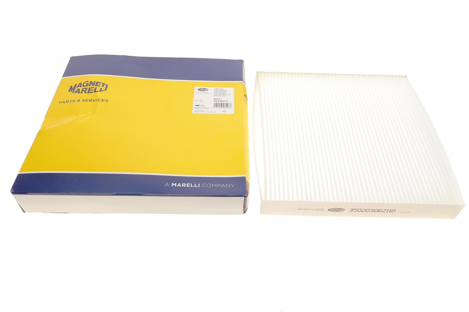 Фильтр салона MAGNETI MARELLI для Honda Accord/Civic/CR-V III-IV (90- 350203062110)