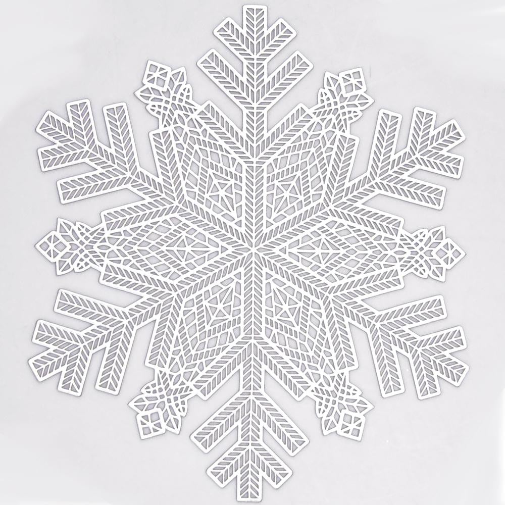 Плейсмат для сервировки стола Snowflake Серебряный (HP-36327-21)