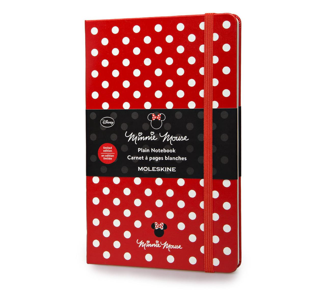 Блокнот Moleskine Limited Minni Mouse средний 240 страниц нелинованный 13х21 см Красный