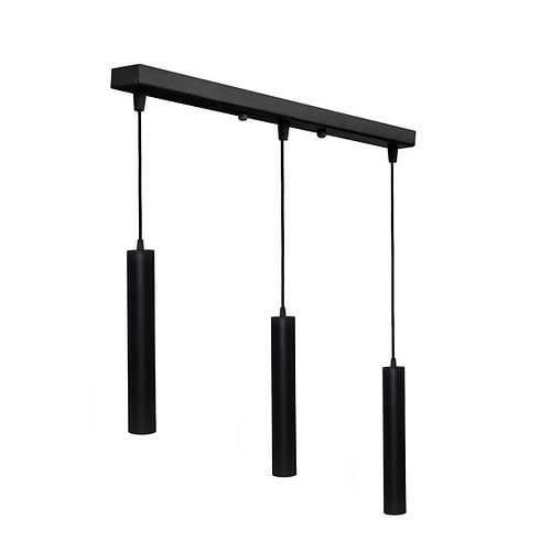 Підвісний світильник MSK Electric Tube NL-3522-3 в стилі лофт E27 40 Вт IP 20 Чорний (1269247205)