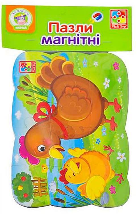 Пазли дитячі на магніті Курочка і курча А5 VT3205-78 2/3/412 ел. 2/3/4 (RLT10797) Пазли дитячі на магніті Курочка і курча А5 VT3205-78 2/3/412 ел. 2/3/4 (RLT10797)