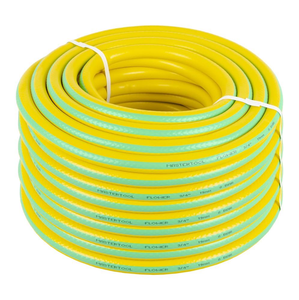 Шланг садовий для поливу FLOWER 3/4 50 м Жовтий (92-1044) - фото 1