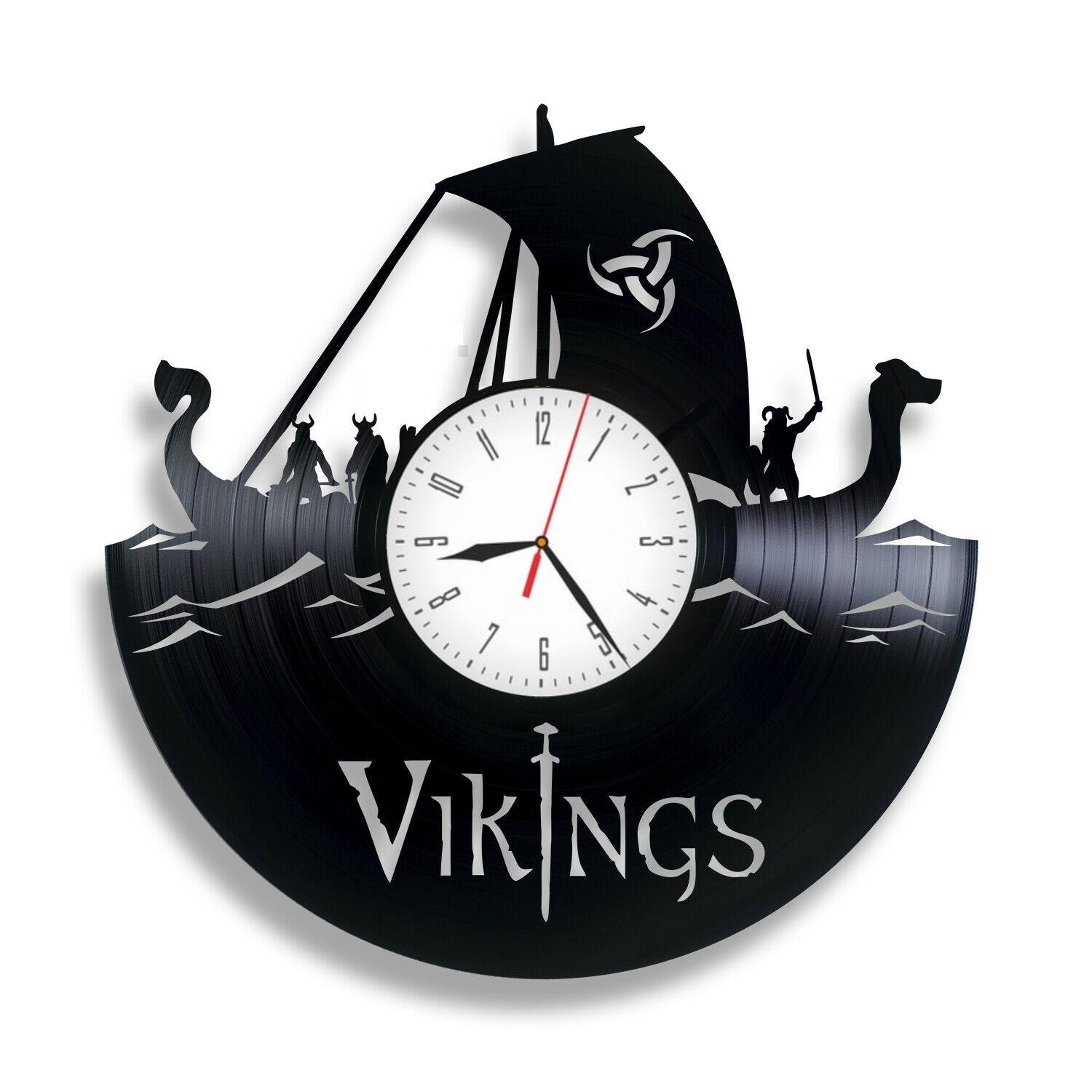 Часы настенные Викинги 2364 из виниловой пластинки