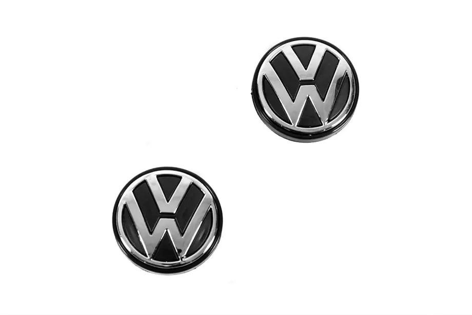 Колпачки в диски Davs Auto 3b7601171 для Volkswagen abs-пластик 65/57 мм 2 шт. Черный (177330)