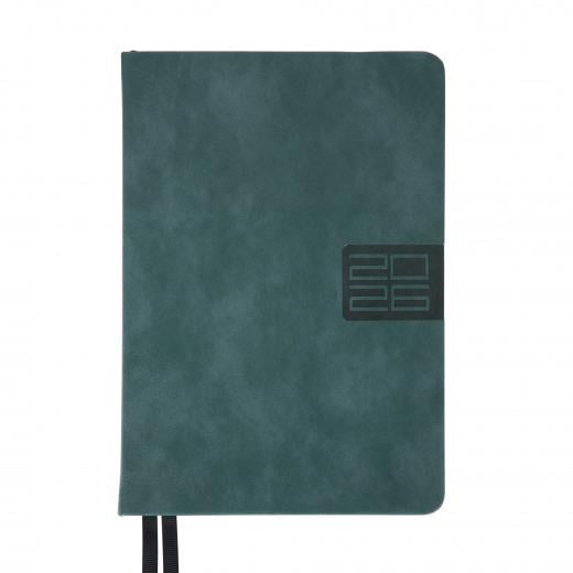 Щоденник датований Leo Planner Persona 2026 A5 Смарагдовий (252664)