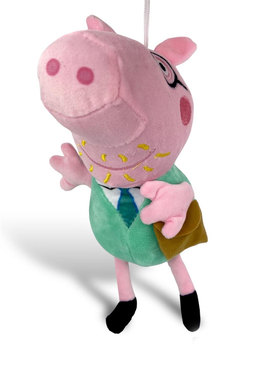 Игрушка мягкая Свинка Пеппа Папа Свин 28 см