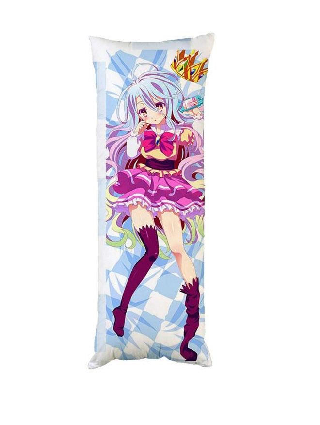 Подушка дакімакура Широ Немає гринемає життя декоративна ростова для обіймання двостороння 40x120 см (1834005754)