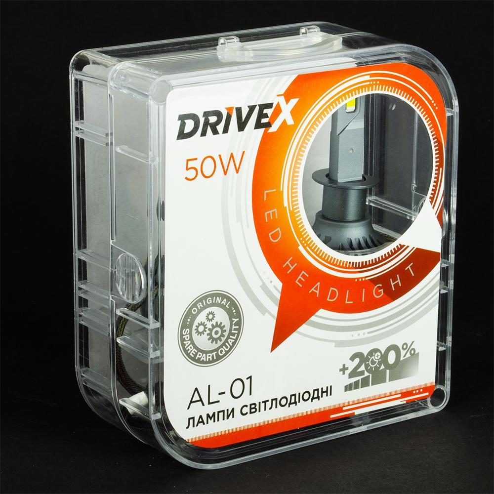 Лампи LED автомобільні DriveX AL-01 HB3/9005 5000K LED 50W CAN 12 В 2 шт. (DR-00000998) - фото 3