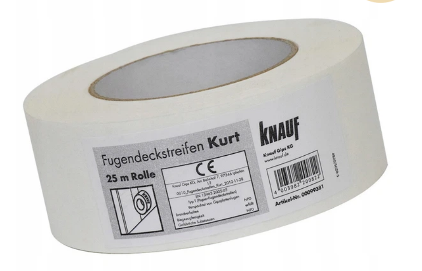 Лента армирующая для швов Knauf Kurt 25 м