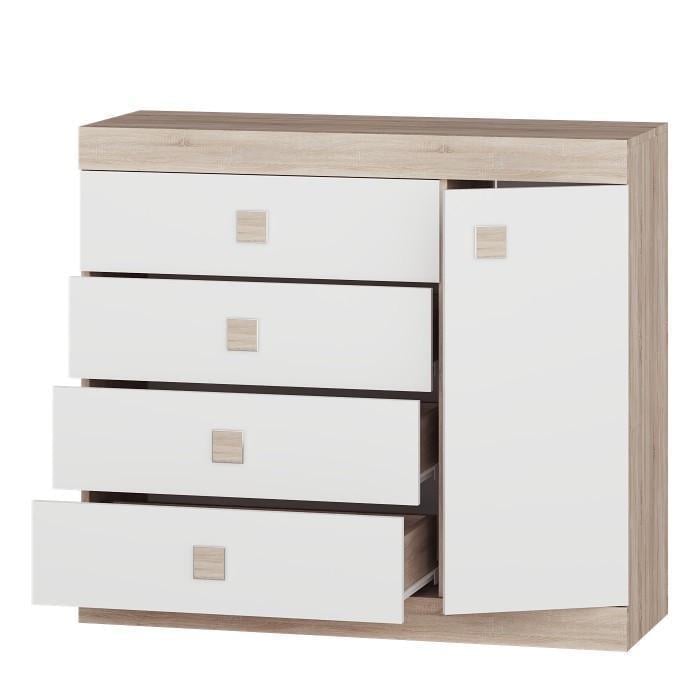 Спальна дитяча Еверест Соната-3 комплект Дуб сонома/Білий (EVR-20564) - фото 6 Спальна дитяча Еверест Соната-3 комплект Дуб сонома/Білий (EVR-20564) - фото 6