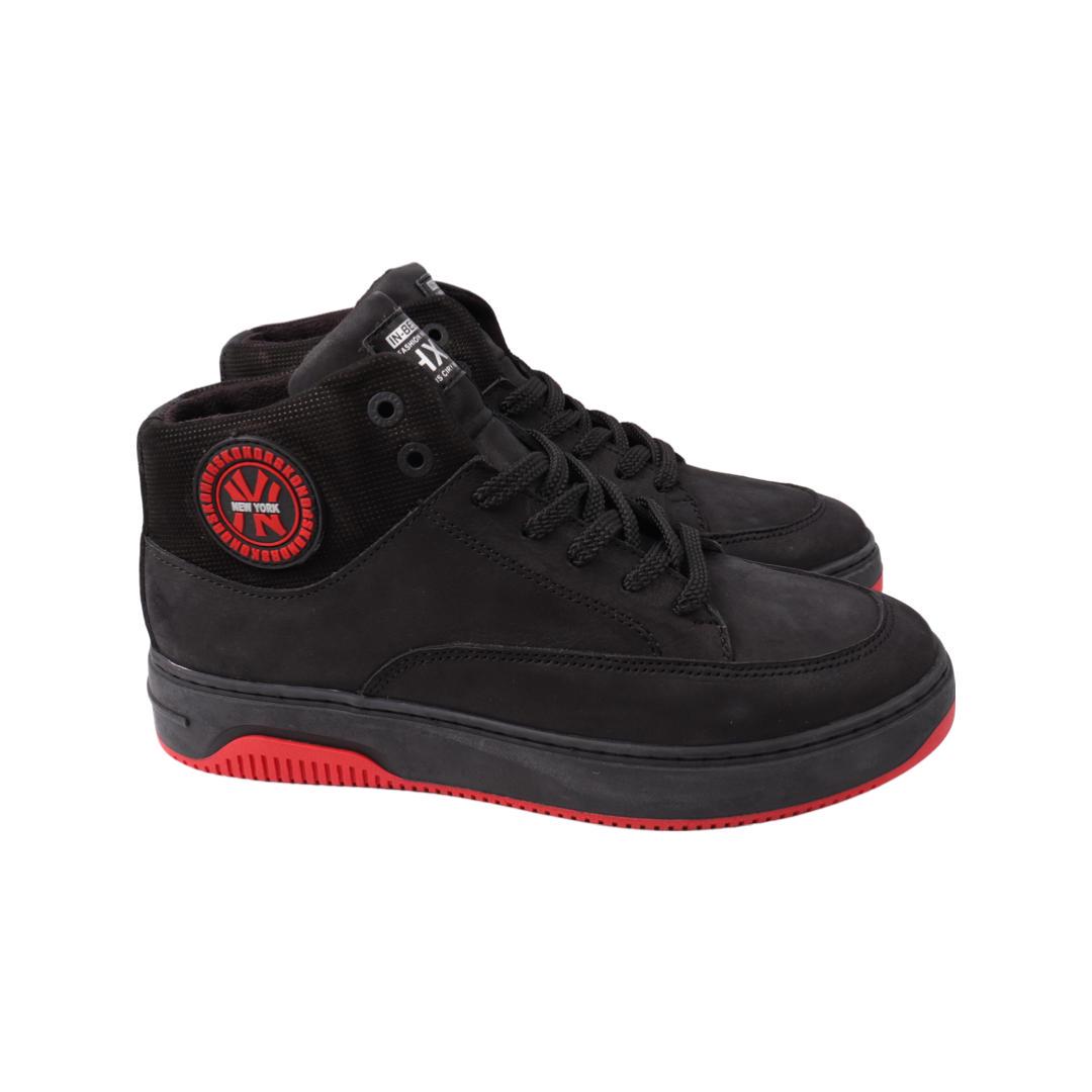 Ботинки мужские Konors из нубука р. 42 Черный (592-22ZHC)