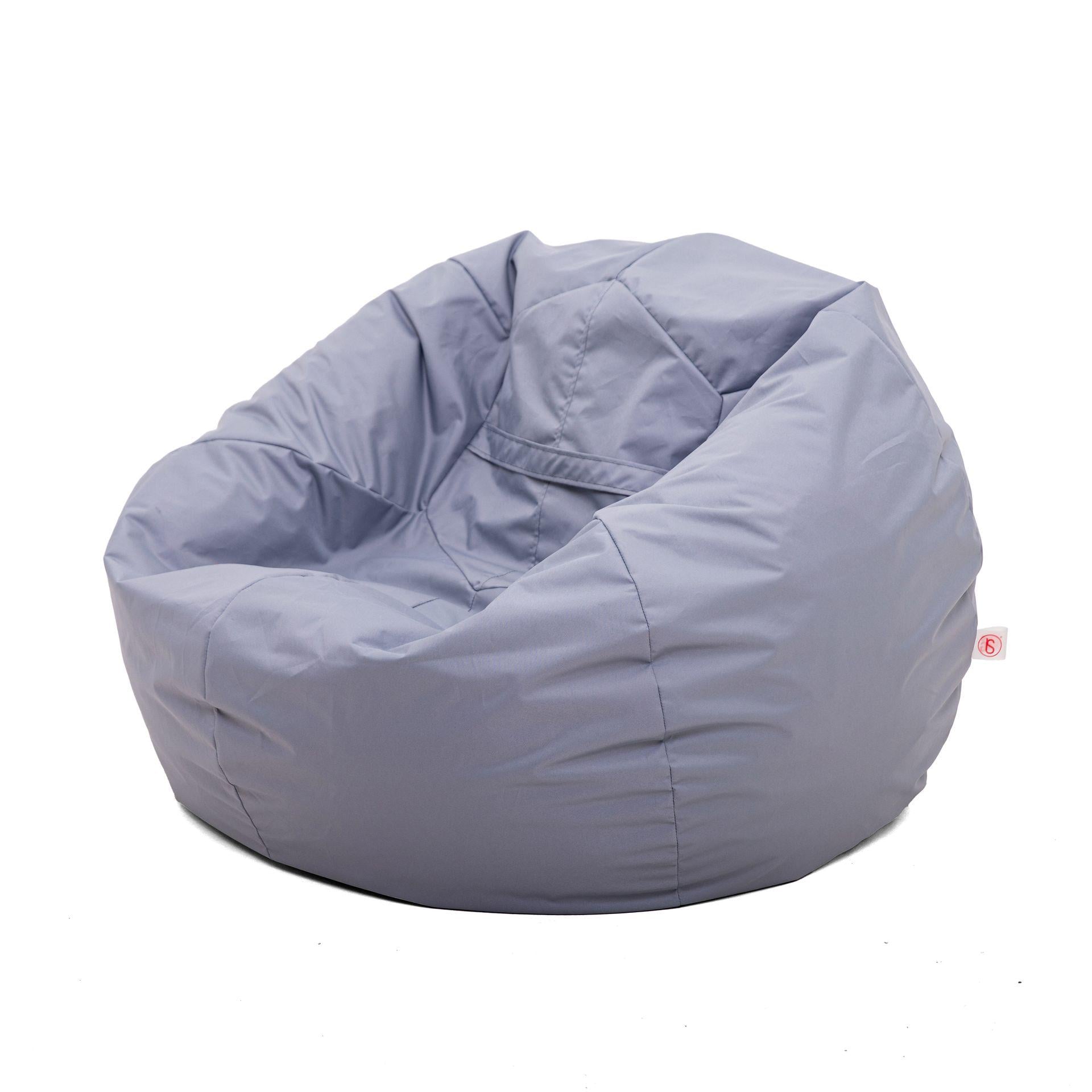 Кресло-мешок SanchoBAG Облако Oxford 60x110 см Светло-серый (kmho-1000-1-OS-11)