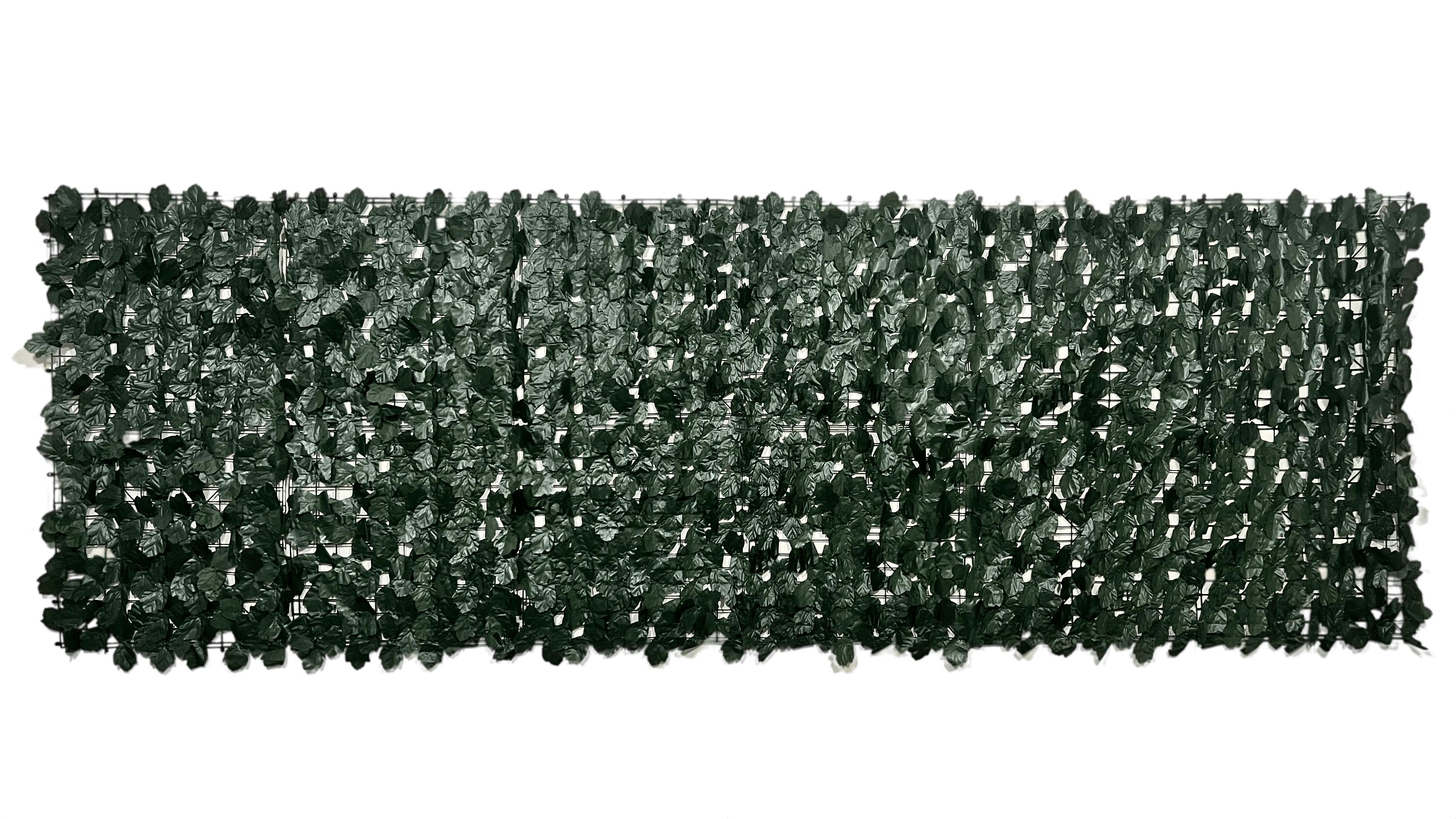 Забор из искусственных листьев Листья 300х100 см Темно-зеленый (11177636)