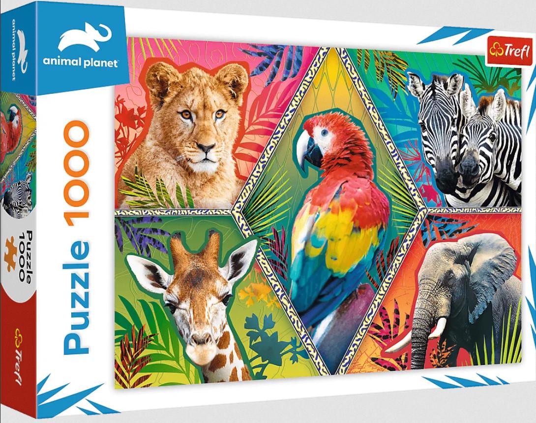 Пазл Trefl Екзотичні тварини 1000 ел.