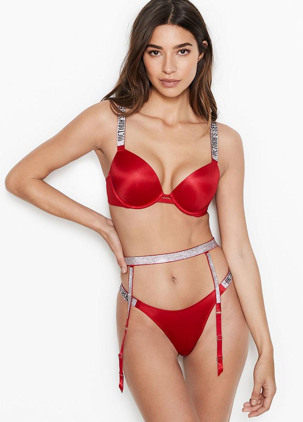 Пояс для чулок Victoria's Secret XS/S Красный (7040408090QD4XS/S)