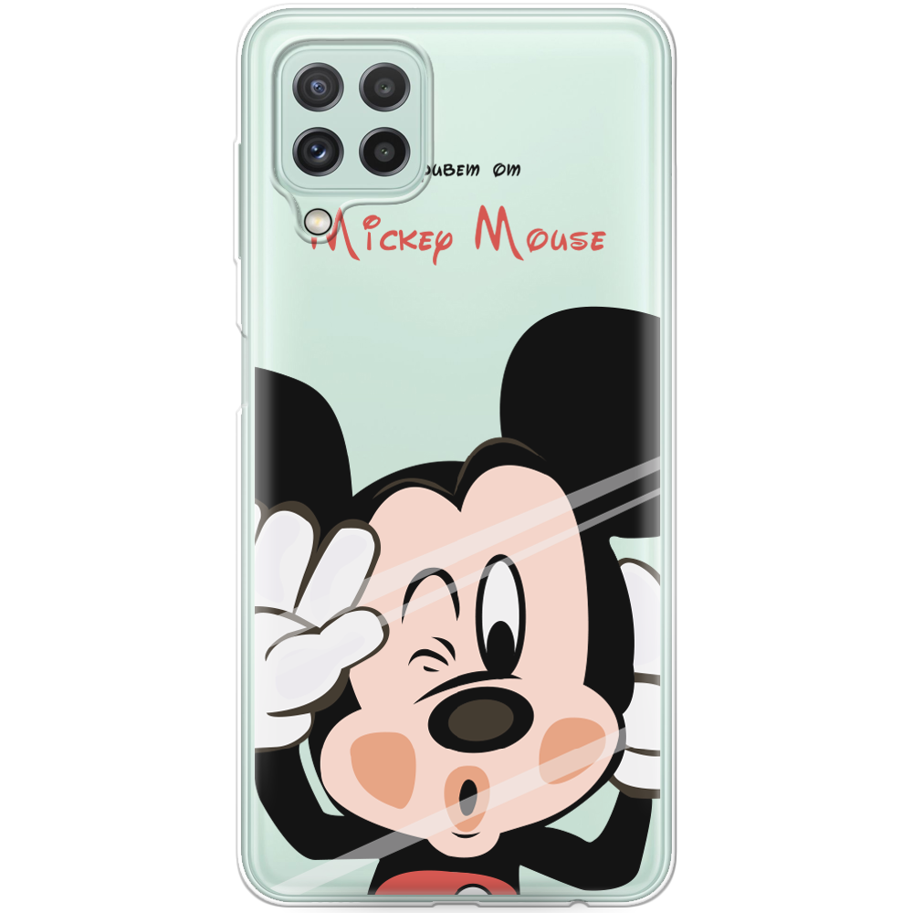 Чехол Boxface Samsung A225 Galaxy A22 Mister M Прозрачный силикон (42748-cc58-42748)