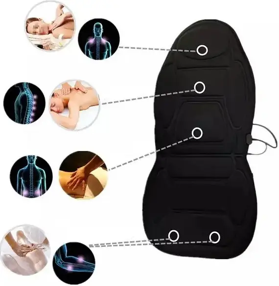 Масажна накидка з підігрівом Massage Cushion JB-616C 12/220V з пультом - фото 4