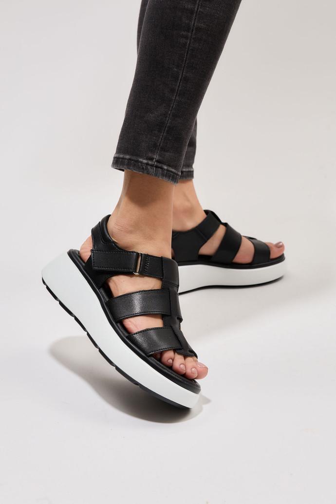 Босоножки женские ALLSY кожаные р. 39 Черный (195211) - фото 2 Босоножки женские ALLSY кожаные р. 39 Черный (195211) - фото 2