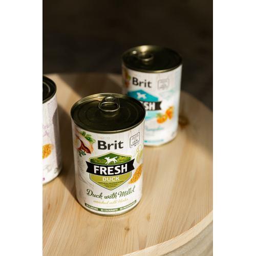Корм консервированный для собак Brit Fresh Duck/Millet с уткой и пшеном 400 г - фото 5