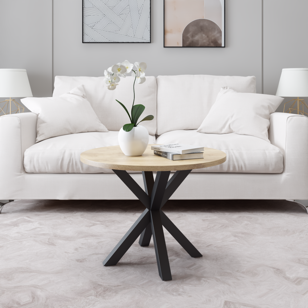 Каркас для журнального стола из металла Loft 450х450 мм H 450 мм Черный (1097) - фото 6 Каркас для журнального стола из металла Loft 450х450 мм H 450 мм Черный (1097) - фото 6