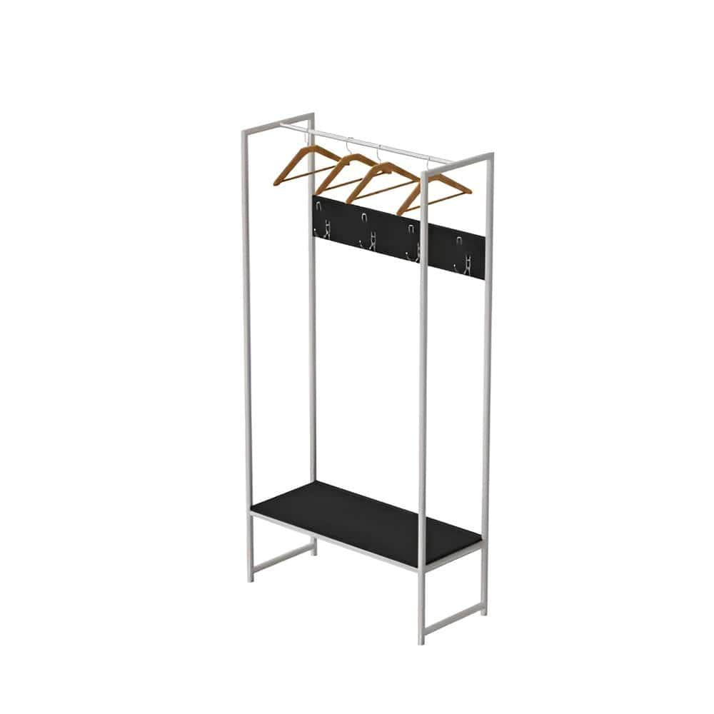 Вешалка модульная напольная Ferrum-decor Трелис 12 ДСП 16 мм 180x90x38 см Белый/Сосная Кембра (FRD-104318)