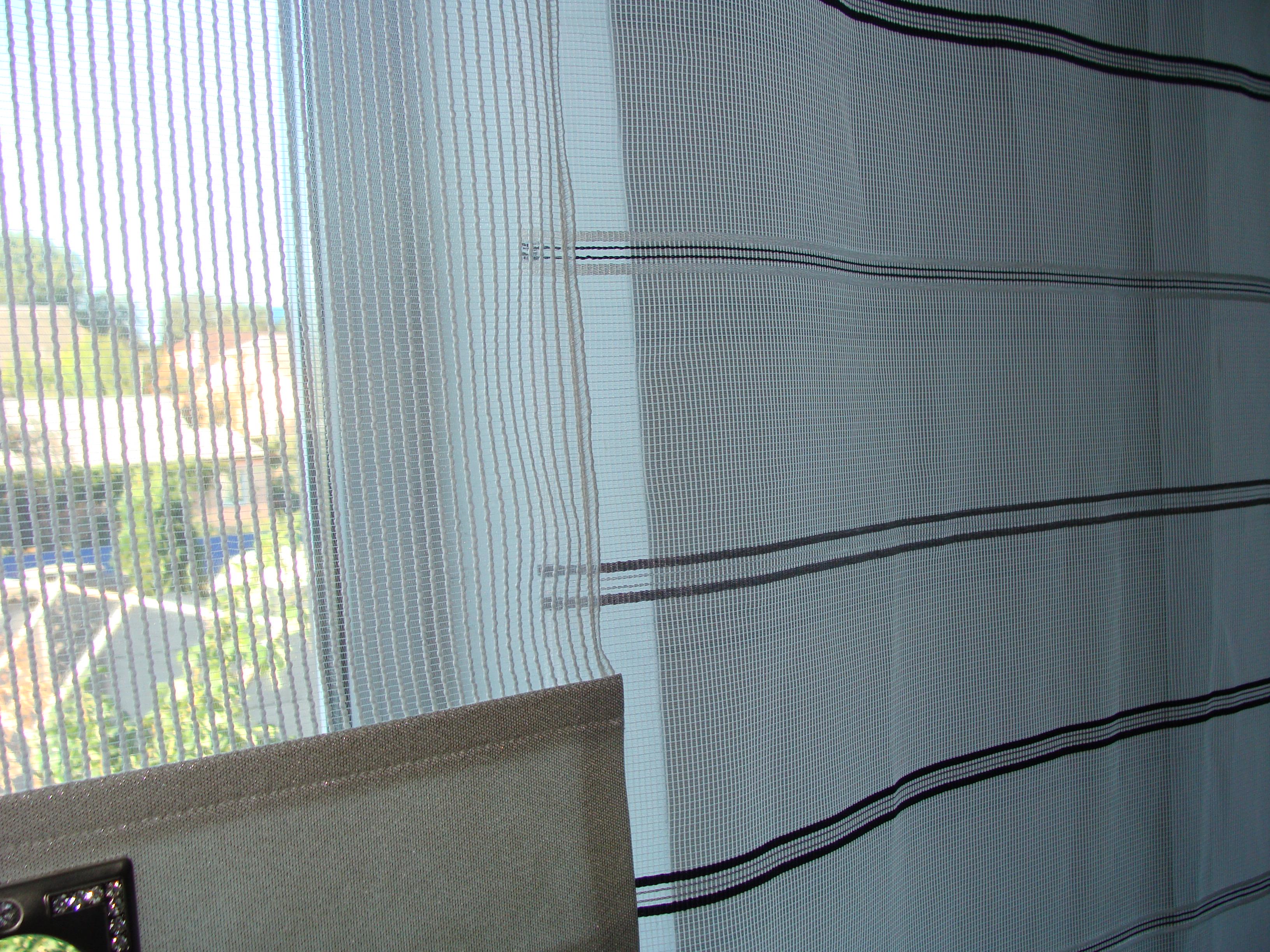 Комплект панельних фіранок Firanka Line 5 шт. карниз 220 см Сірий з чорним (10_7п) - фото 2 Комплект панельних фіранок Firanka Line 5 шт. карниз 220 см Сірий з чорним (10_7п) - фото 2