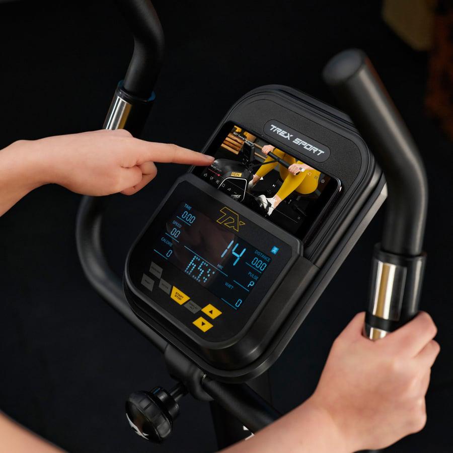 Велотренажер TREX Sport TX-750EB SABER електромагнітний Чорний (4950) - фото 15 Велотренажер TREX Sport TX-750EB SABER електромагнітний Чорний (4950) - фото 15