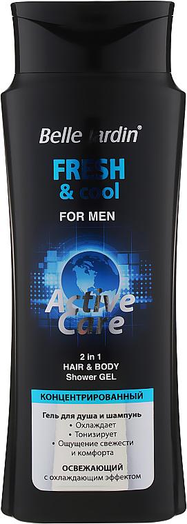 Гель-шампунь мужской Belle Jardin Active Care Fresh&Cool Освежающий 400 мл