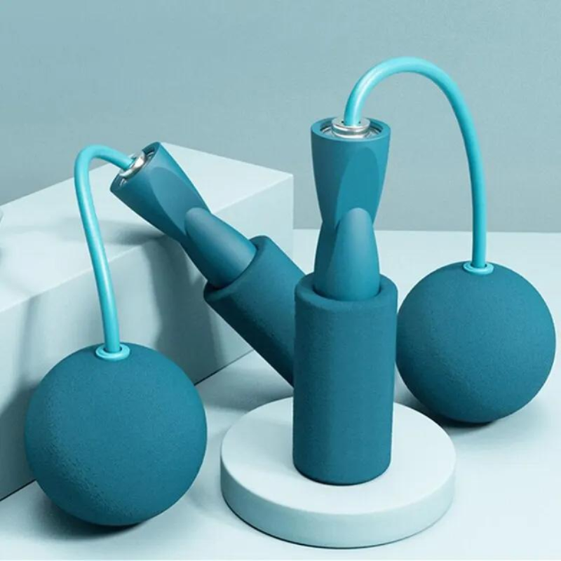 Скакалка беспроводная с утяжеленными шариками для занятий спортом (2692133153)