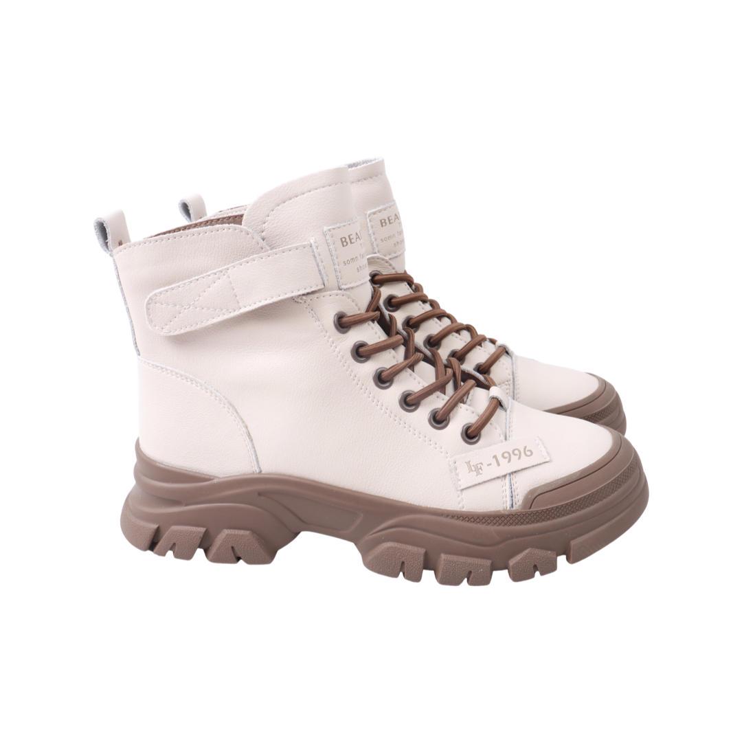 Ботинки женские Farinni из кожи р. 39 Белый (196-21/22DHS)