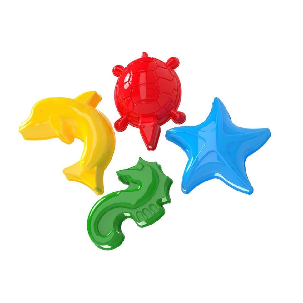 Іграшка ТехноК морські тварини формочки для піску (2421TXK) Іграшка ТехноК морські тварини формочки для піску (2421TXK)