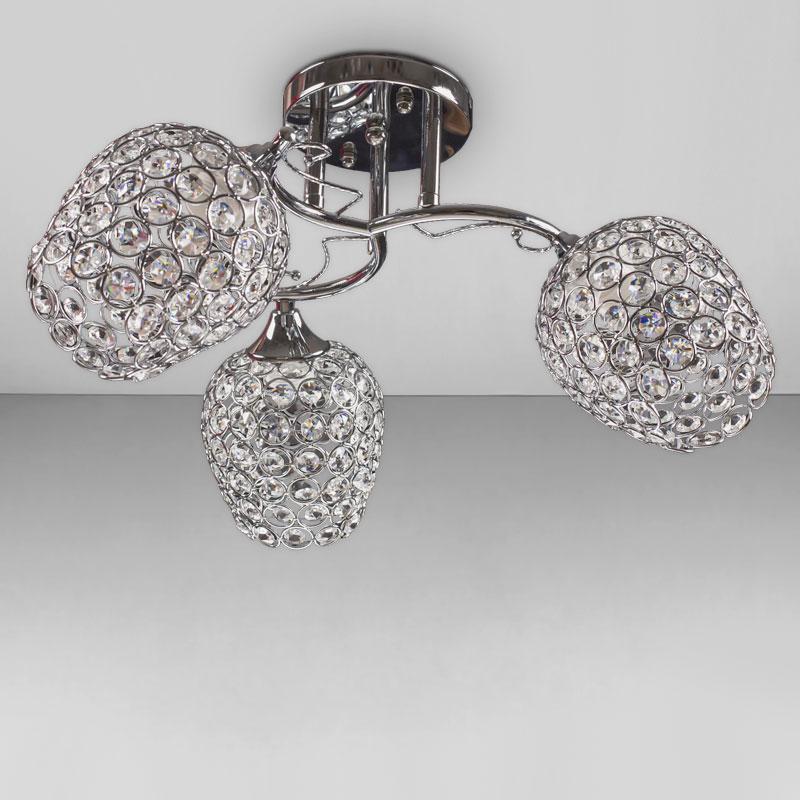 Люстра потолочная Light House SC-18253/3 50х50х23 см Хром